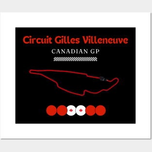 Canadian Grand Prix, Montreal, Circuit Gilles Villeneuve, F1 Posters and Art